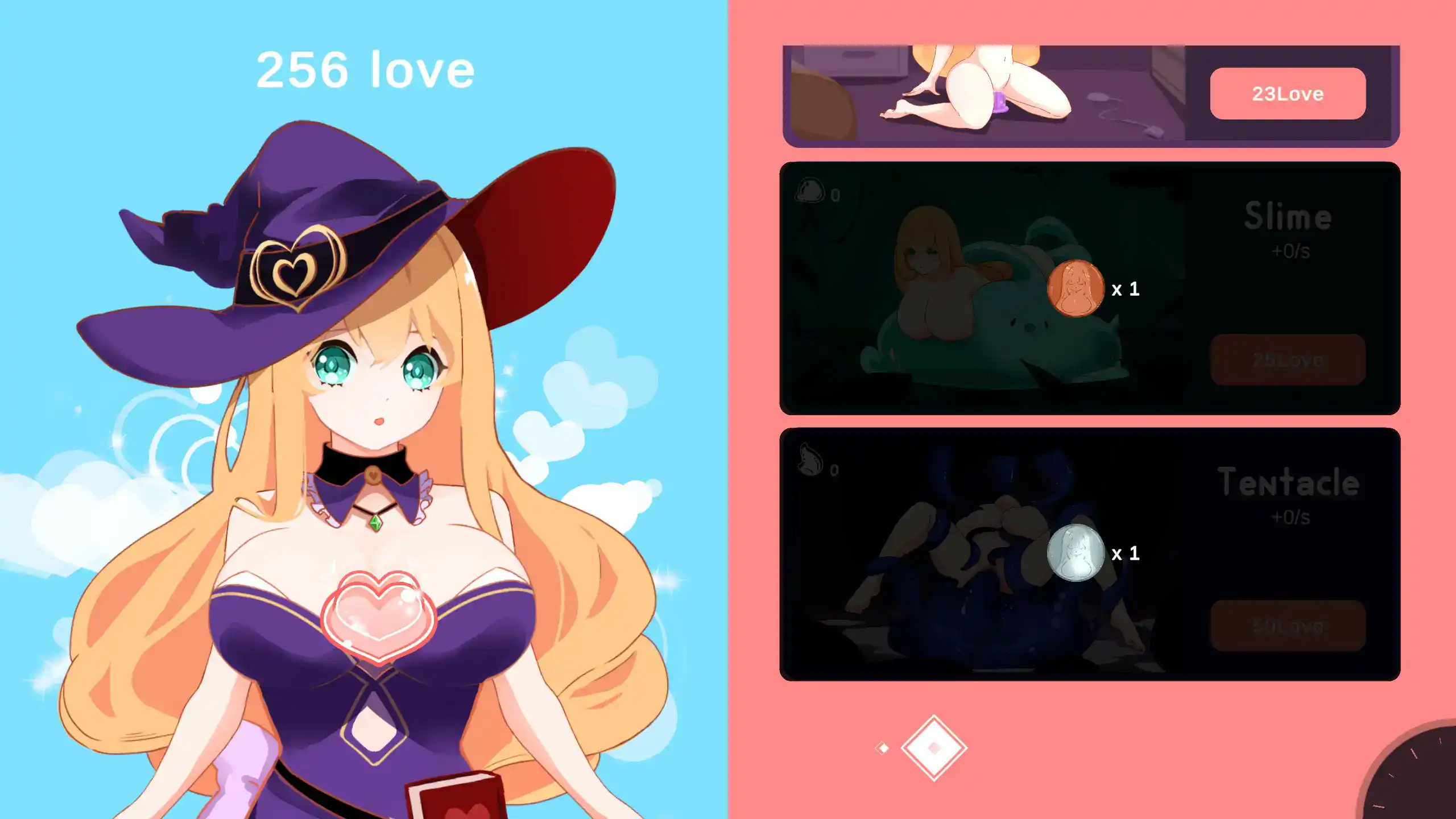 【日系SLG/2D/官中】乳揺clicker!见习魔女-淫魔的试炼 官方中文版【PC/0.1G】 封面图 3