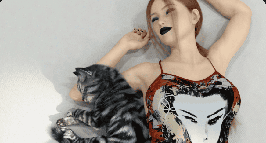 欧SLG【真正的室友外传：丢失猫咪的女人】 最终中文版 PC+安卓 3.8G