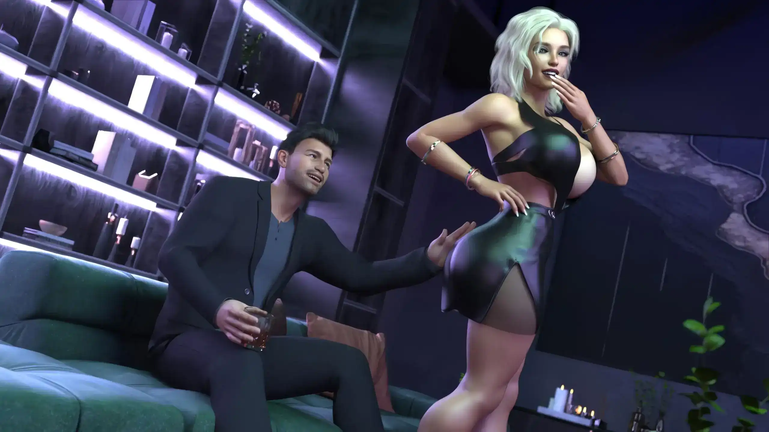 【欧美SLG/AI汉化/3D】我的傻白甜梦想:幕后大佬0.7.0 AI汉化版【PC+安卓/6.70G/更新】 更新日志图 2
