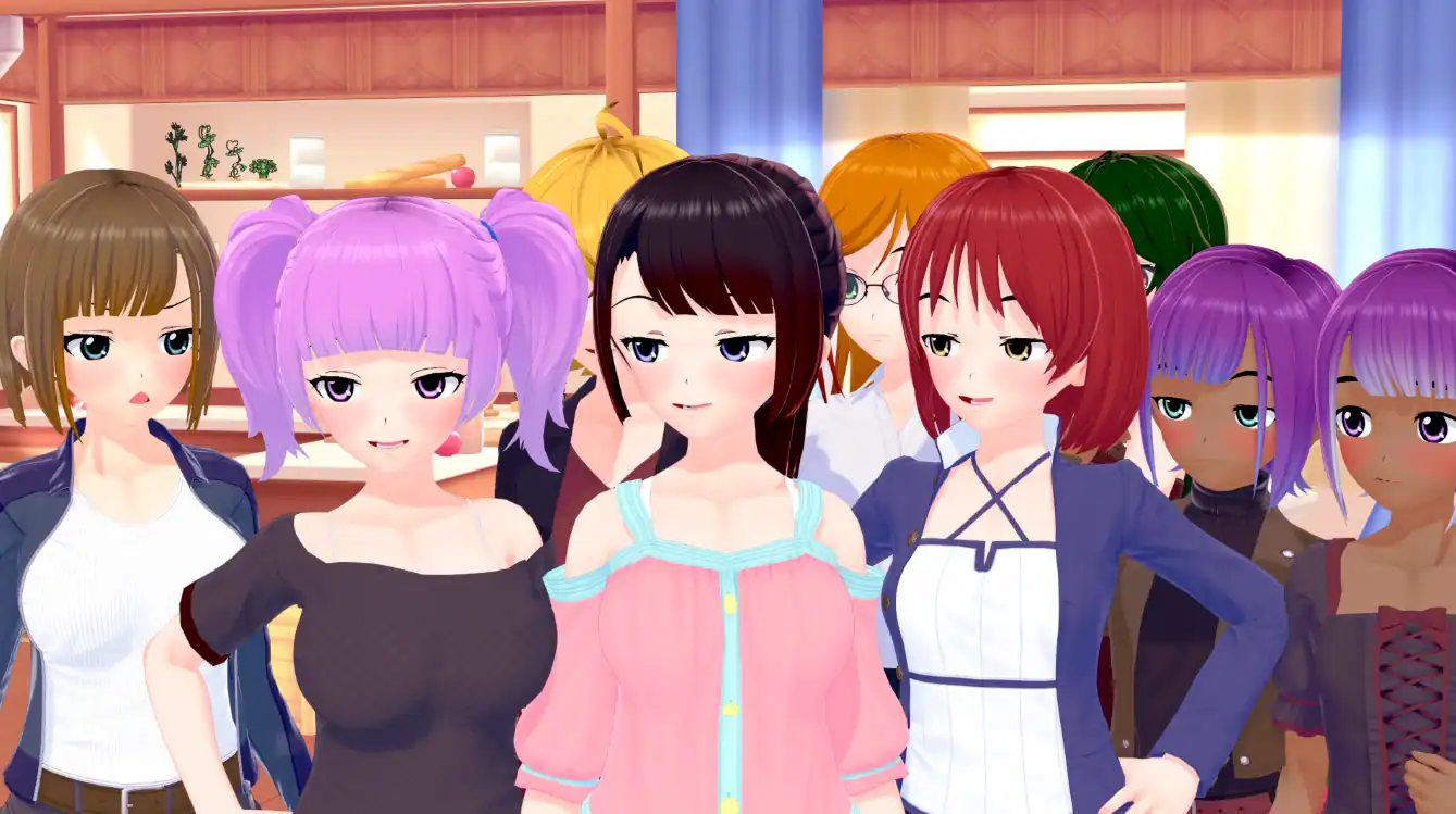 【日系SLG/AI汉化/沙盒】 后宫居所v0.13 AI汉化版【PC+安卓/9.99G/更新】 内容图 1