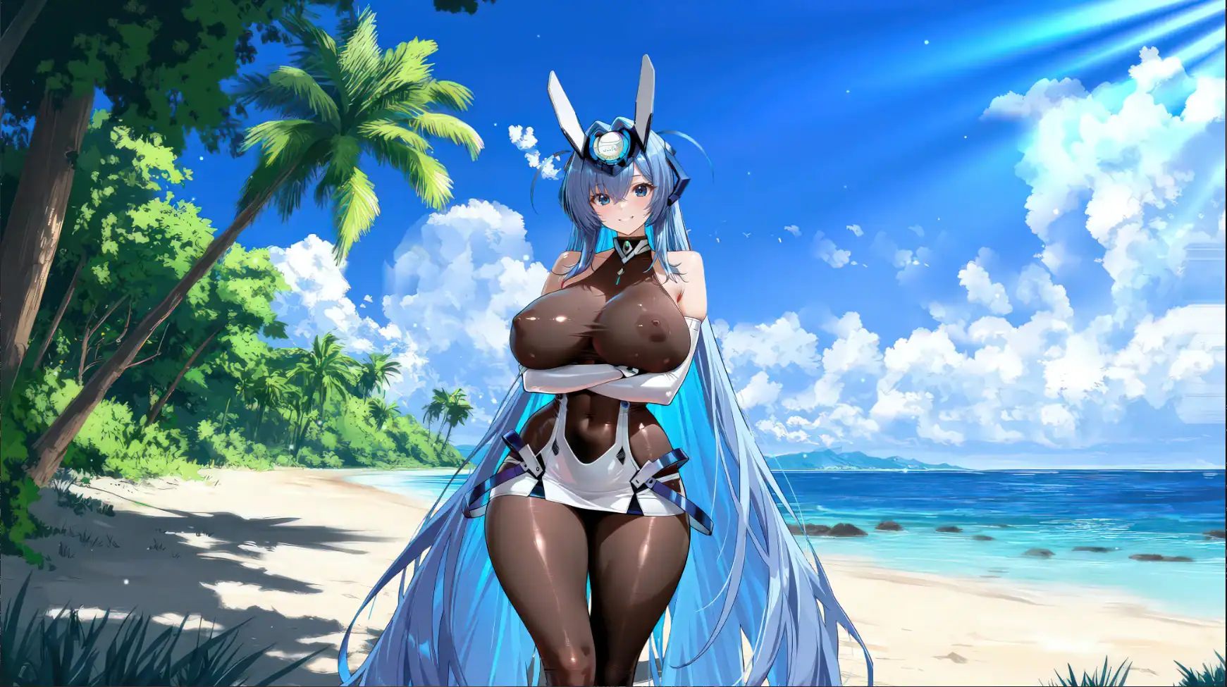 【日系SLG/AI汉化/后宫】靛蓝航线Ch.1 v0.6 AI汉化版【PC+安卓/3.4G/更新】 内容图 1